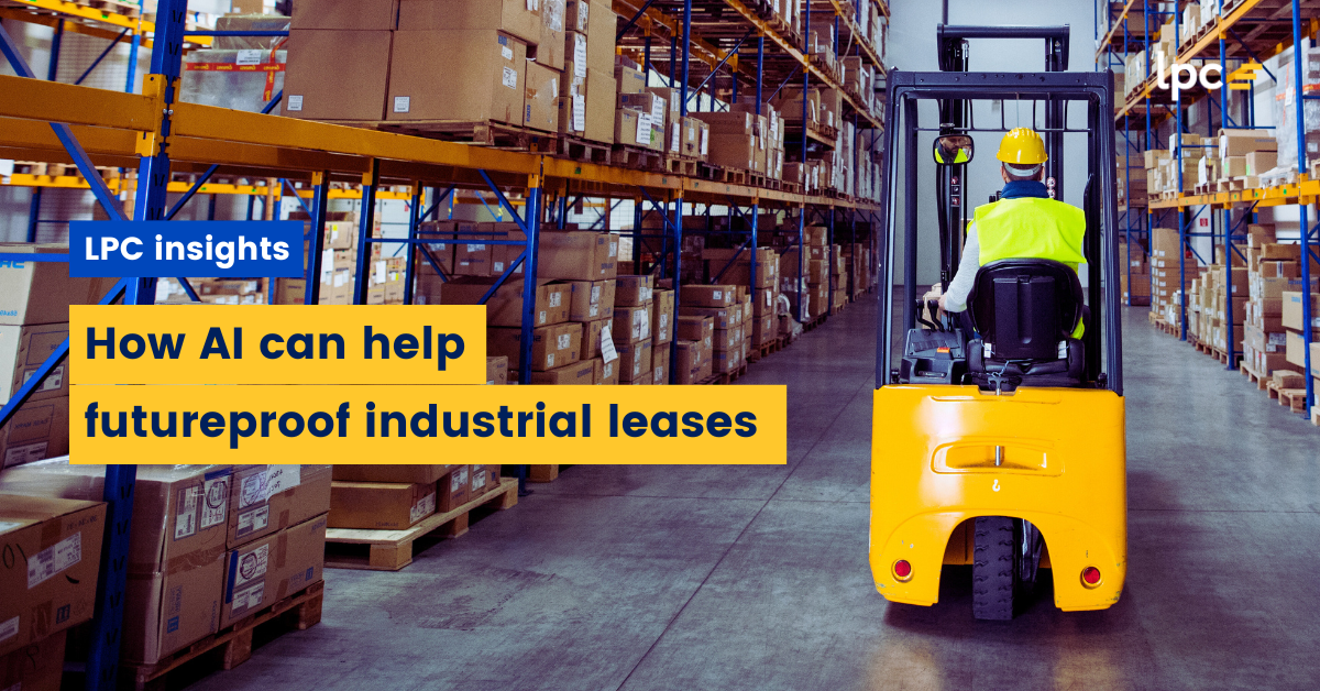 How AI can help futureproof industrial leases
