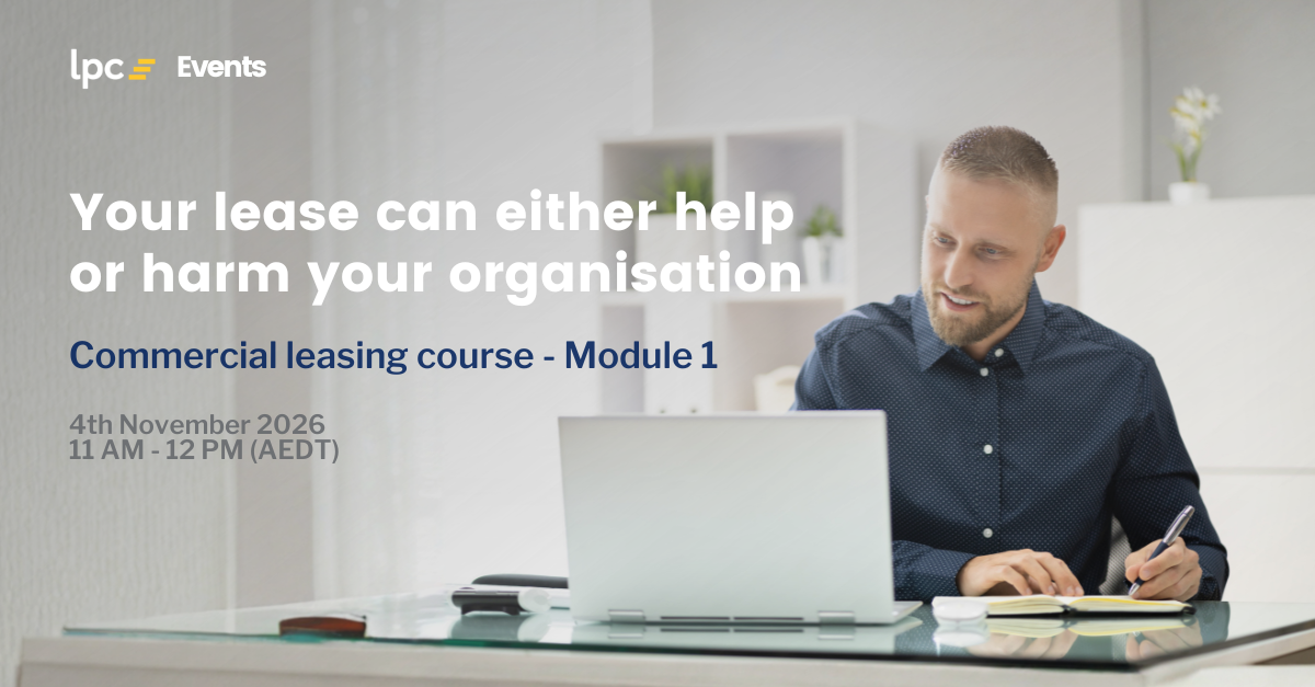 Your lease can either help or harm your organisation