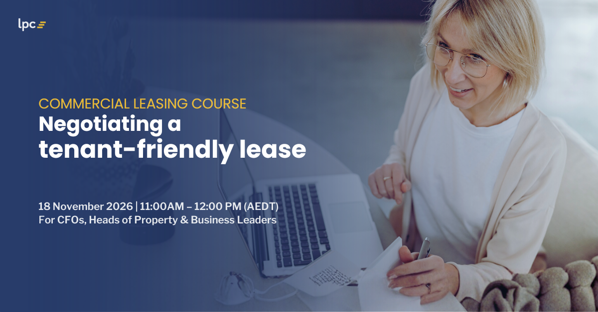 Negotiating a tenant-friendly lease